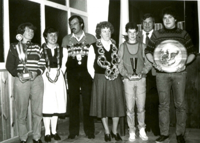 vl. Maria Lainer, Rosmarie und Hubert Aschenbrenner, Maria Wenzl, Johann Lanzinger, Josef Striegl sen, Siegfried Werner