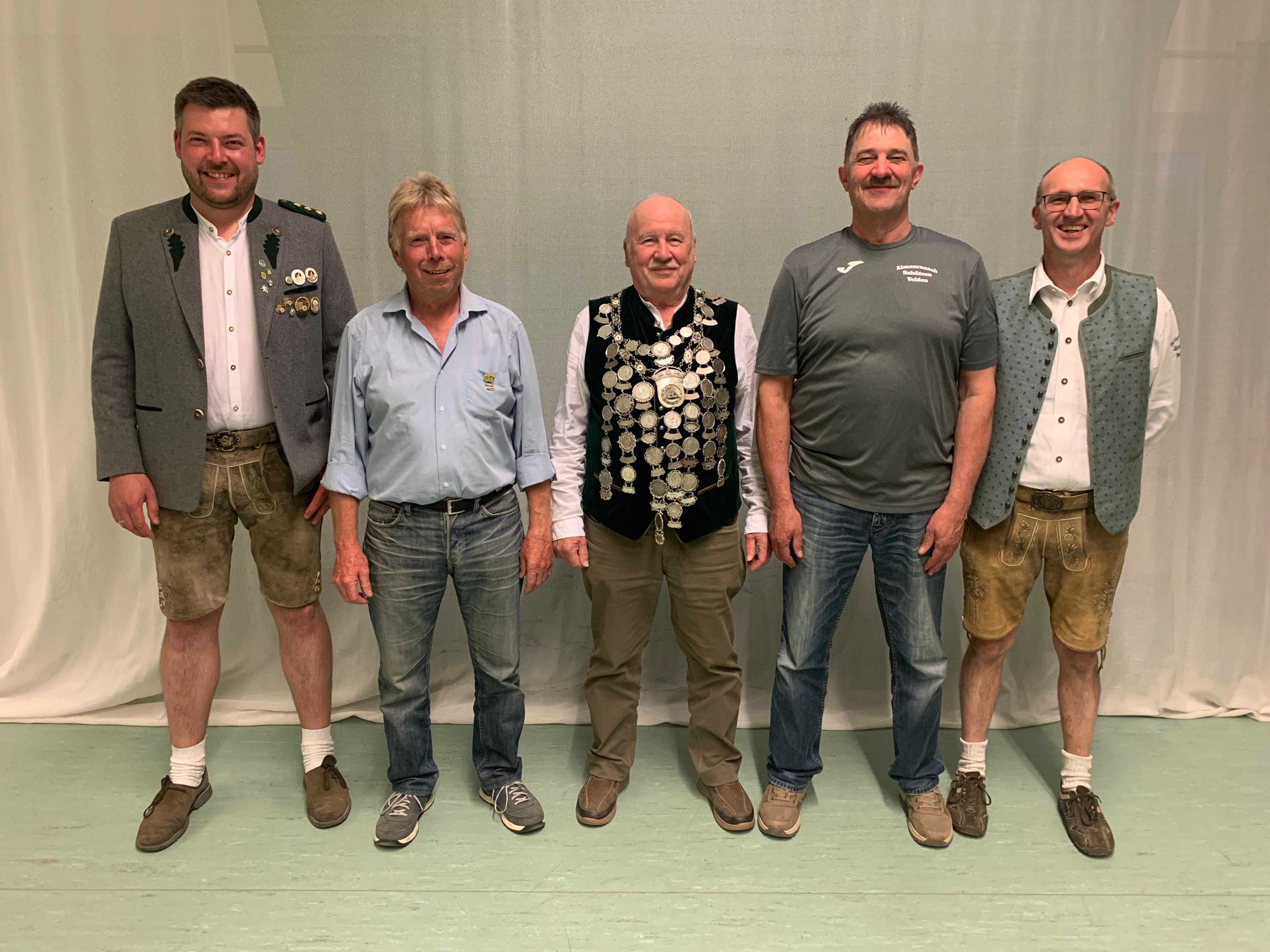 vl. Striegl Bernhard; Berg Josef; Schmalzgruber Roman; Maschberger Achim; Irl Markus
